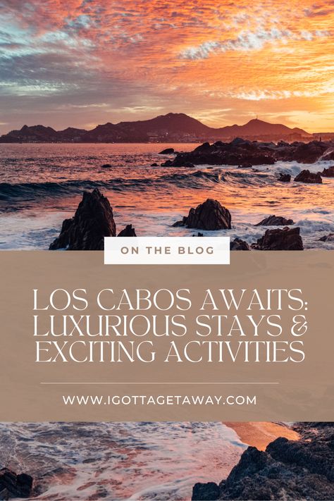 Discover the ultimate paradise in Los Cabos, Mexico! 🌴 Whether you’re seeking luxurious all-inclusive resorts, thrilling water sports, or serene whale-watching cruises, Los Cabos has it all. From the vibrant nightlife of Cabo San Lucas to the cultural charm of San Jose del Cabo, explore what makes this sunny destination a favorite. Dive into adventurous activities on Medano Beach or unwind in top resorts like Hard Rock Los Cabos. Your dream vacation awaits! 🐋🏖️ #LosCabos #Mexico #LuxuryTravel Adventurous Activities, Whale Watching Cruise, San Jose Del Cabo, Family Resorts, Inclusive Resorts, San Lucas, All Inclusive Resorts, Cabo San Lucas, Dream Vacation