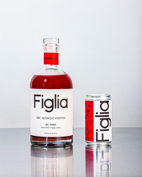 Figlia, A Non-Alcoholic Aperitivo Brand, Breaks Into The RTD Space | Dieline - Design, Branding & Packaging Inspiration Rtd Packaging Design, Float House, Drinks Branding, Alcohol Packaging Design, Italian Gardens, Coffee Package, Cherry Syrup, Blood Orange Juice, Orange Clove