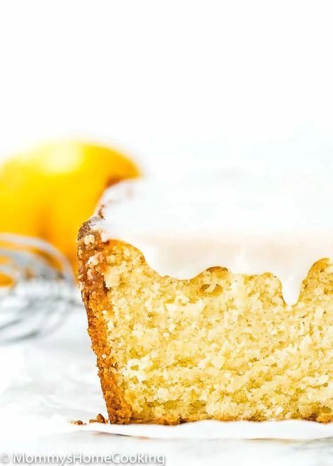 Eggless Lemon Pound Cake, No Egg Lemon Cake, Lemon Cake No Eggs, Egg Free Lemon Cake, Eggless Lemon Loaf, Eggless Lemon Cake Recipes, Eggless Pound Cake, Eggless Pound Cake Recipes, Eggless Loaf Cake