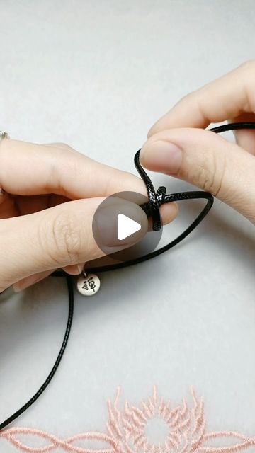 Easy Making - How to make adjustable bracelet with one string?  #diy #diycrafts #diyjewelry #diybracelet #bracelet #string #howto #howtom... | Instagram How To Make A Bracelet Adjustable Easy, Waxed Bracelet Diy, Bracelet Clasps Diy, Knots For Bracelets Adjustable, How To Make A Friendship Bracelet Adjustable, How To Make A Knot On A Bracelet, How To Make Bracelets Adjustable, Adjustable Bracelet Tutorial, How To Make A Adjustable Bracelet