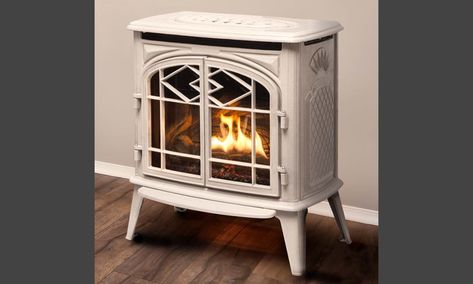 Freestanding Propane Fireplace, Free Standing Gas Stoves, Indoor Gas Fireplace, Propane Fireplace, Ventless Fireplace, Freestanding Stove, Propane Stove, Fireplace Mantle Decor, Gas Logs