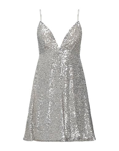 JIJIL - Silver Women‘s Short Dress for you at $ 71.00. Order on YOOX and get the best of fashion and design. ✓ Fast shipping & Easy returns Silver Sparkly Dress, Tvd Dr, Sequinned Dress, Glittery Dress, Black And Silver Dress, Silver Sequin Dress, Womens Short Dress, Metallic Mini Dresses, Bachelorette Outfits