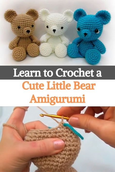 Bear Crochet Patterns Free, Diy Crochet Teddy Bear, Easy Teddy Bear Crochet Pattern Free, Amigurumi Cute Teddy Bear Free Crochet Pattern, Amigurumi Free Pattern Beginner Videos Tutorial Crochet, Easy Crochet Teddy Bear For Beginners, Easy Crochet Teddy Bear Free Pattern, No Sew Teddy Bear Crochet Pattern, How To Crochet Teddy Bear