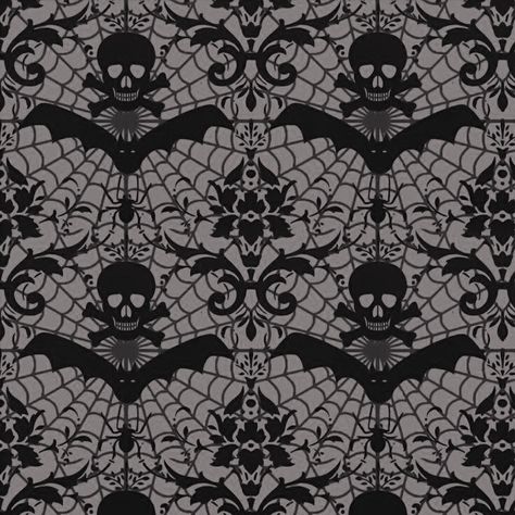 Gothic Bat Wallpaper, Gothic Lace Pattern, Gothic Design Pattern, Gothic Pattern Design, Gothic Desktop Wallpaper, Vampire Pattern, Gothic Backgrounds, Rh Patterns, Goth Pattern