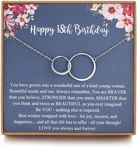 18th Birthday Necklace, Sister 18th Birthday Quotes, Niece 18th Birthday Gift, 18th Birthday Wishes For Niece, 18th Birthday Gifts For Niece, 18th Birthday Message To Daughter, 18th Birthday Wishes For Sister, 18th Birthday Message For Sister, Message For 18th Birthday Girl