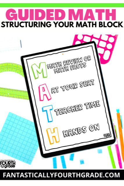 Do you wonder how to fit in all your math rotations in one math block? Are you unsure of how long each math rotation in Guided Math should be? If you have asked yourself either of these questions, you will want to check out this blog post in my Guided Math Blog Series. This blog series answers all your guided math questions. Today's blog is all about how to structure your math block. I use the acroymn of M.A.T.H. to help you structure guided math. Math Fraction Activities, Guided Math Groups, Teaching Math Strategies, Math Rotations, Fraction Activities, Math Blocks, Upper Elementary Math, Math Groups, Math Questions