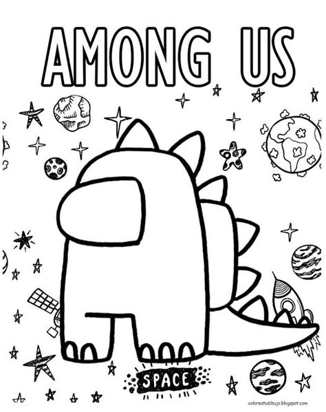 Among Us Coloring Pages, Among Us Coloring, Space Coloring Pages, Monster Coloring Pages, Mario Coloring Pages, Dinosaur Coloring Pages, Pokemon Coloring Pages, Coloring Page Ideas, Dinosaur Coloring