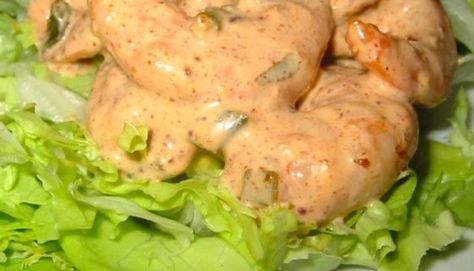 Arthur Treacher's Remoulade Sauce Recipe Crab Louie Salad Recipe, Remolaude Sauce, Louie Salad Recipe, Po Boy Sandwich Recipe, Shrimp Remoulade, Homemade Sauce Recipes, Cajun Dishes, Remoulade Sauce, Condiment Recipes