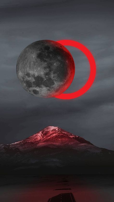 Moon Iphone Wallpaper, Iphone Wallpaper Moon, Supreme Iphone Wallpaper, M Wallpaper, Wallpaper Shelves, Geometric Nature, Ipad Wallpapers, Abstract Wallpaper Backgrounds, Red Moon