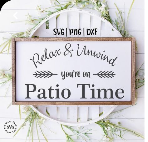 Outdoor Svg, Patio Signs, Diy Wood Signs, Vinyl Cut, Sign Svg, Cricut Creations, Cricut Projects Vinyl, Diy Signs, Outdoor Signs