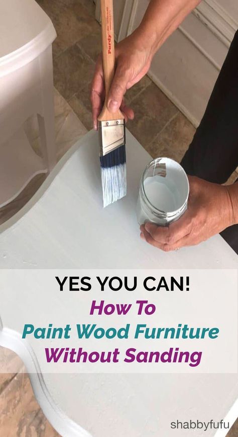 Yes you can! How to  paint wood furniture without sanding. Tips and best practices and how to determine if you're paint contains lead. #furniturepainting #paintingtips #milkpaint #chalkpaint #latexpaint #withoutsanding #beforeandafter #chalk #anniesloan Best Paint For Furniture Without Sanding, Painting Wood Furniture Without Sanding, Painting Furniture Diy Without Sanding, Paint Over Stained Wood Without Sanding, Painting Over Stained Wood Furniture, Repaint Wood Furniture, Paint Furniture Without Sanding, Painting Over Stained Wood, Refurbish Ideas