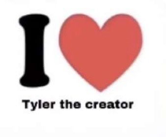 I LOVE TYLER THE CREATOR I Heart Pfps, Heart Pfps, I Love Tyler The Creator, I Heart Pfp, Love Profile, Love Profile Picture, Tyler The Creator, Playlist Covers, Pfp Ideas