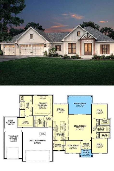 House Layouts 3 Car Garage, 3 Bed 3 Bath With Bonus Room, Ranch Style Homes 2000 Sq Ft, Craftsman Style Homes 1 Story, 3 Bedroom Modern Ranch House Plans, 1 Story 3 Car Garage House Plans, Floor Plans 1800 Sq Ft Layout, Ranch House With 3 Car Garage, House Plans With 3 Car Garage One Story