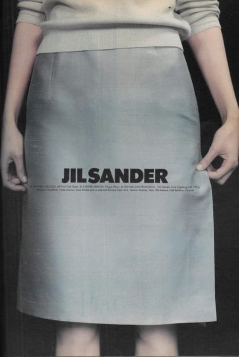 Jil Sander 90s, Jil Sanders, Craig Mcdean, Campaign Fashion, Fashion Advertising, Fashion Graphic, 가을 패션, Advertising Campaign, Jil Sander