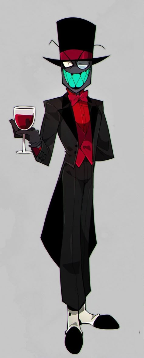 Blackhat Villainous Fanart, Black Hat Villainous Fanart, White Hat Villainous, Villainous Oc, Villainous Dr Flug, Blackhat Villainous, Black Hat Villainous, Villainous Black Hat, Top Hat Drawing