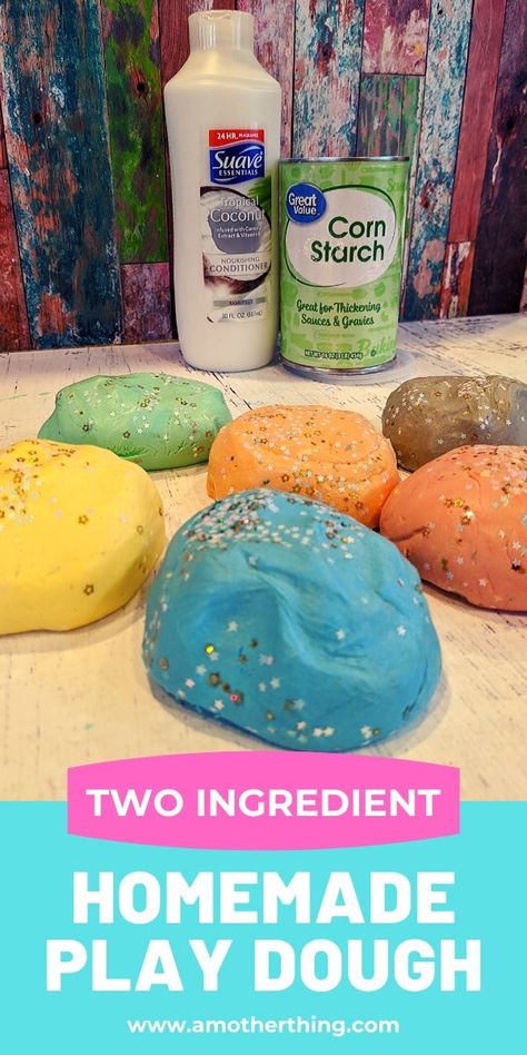 Fun Easy Preschool Activities, No Mess Crafts For Kids, Messy Crafts For Kids, Cheap Crafts For Kids, 2 Ingredient Playdough, Messy Birthday, Art Brainstorm, Sensory Activity For Toddlers