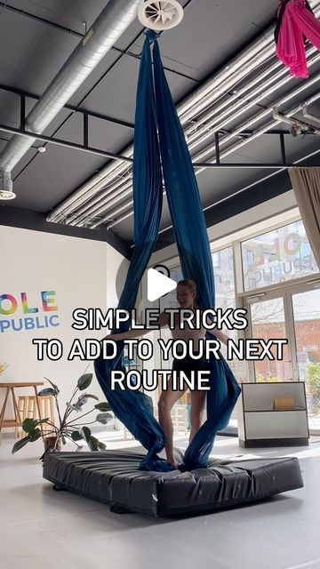 Hannah | Aerialist, Instructor & Performer on Instagram: "Here are some of my favorite simple tricks, to add to your next aerial silks routine, class or choreo 🫶🏼💖

Keep in mind, that simple doesn’t necessarily mean easy. They are simple because they don’t require a lot of wraps, and they are pretty easy to understand and learn if you have the basic strength and technique in the silks 🙌🏻. 

#aerialsilkstutorial #aerialtissue #aerialsilksclass #aerialsilksinstructor #aerialsilksinspiration #aerialsilksposes #aerialsilkstricks #aerialsilksnovice" Aerial Silks Performance, Ariel Silk Tricks, Aerial Silks Conditioning, Aerial Silks Poses, Silks Aerial, Aerial Silks Beginner, Arial Silks, Ariel Silks, Performance Ideas