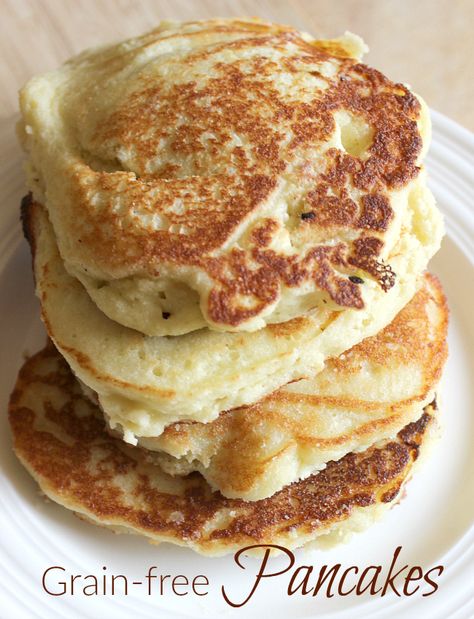 This combination of tapioca and coconut flour melts in your mouth. You'll love these grain-free, gluten-free pancakes! Tapioca Flour Pancakes Recipe, Grain Free Pancakes, Almond Yogurt, Healthy Pancakes, Teenage Son, Milk Kefir, Tapioca Starch, Gluten Free Pancakes, Tapioca Flour