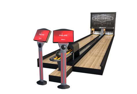 Mini Bowling Alley | Rollerball Bowling | Small Ball Bowling | US Bowling Mini Bowling Alley, Pallet Furniture Designs, Mini Bowling, Skee Ball, Games For Fun, Tool Cart, Bowling Alley, Bowling Pins, Backyard Playground