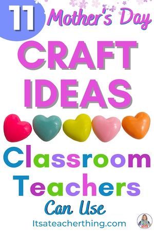 Check out this helpful blog post for classroom teachers. It's filled with Mother's Day craft ideas that are low prep and as low stress as it gets! These Mother's Day ideas for the classroom are for students of all ages-even older kiddos. There are Mother's Day gift ideas here for every student to create, including 2nd, 3rd, & 4th graders, tweens, middle school, & high school! Click to read more. Class Mothers Day Gifts, Mother’s Day Project For First Graders, Mother’s Day Craft For Students, Mother’s Day Activities For 3rd Grade, Low Prep Mothers Day Craft, Mother’s Day Crafts For School Age Kids, Mother's Day Projects For 4th Graders, Students Mother’s Day Gifts, Mother’s Day Gifts From 3rd Graders