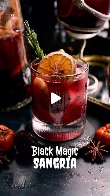 Pate Giltner on Instagram: "This Magical Sangria is the perfect Halloween sangria and is loaded with red wine, blackberries, bourbon, orange liqueur, Italian soda, cinnamon, and fresh fruit! Add a little silver edible glitter to make it really look like the night sky.

Comment “black magic” to get the full recipe DM’d right to your inbox" Halloween Sangria, Orange Liqueur, Italian Soda, Halloween Drinks, Edible Glitter, Black Magic, Sangria, Liqueur, Fresh Fruit