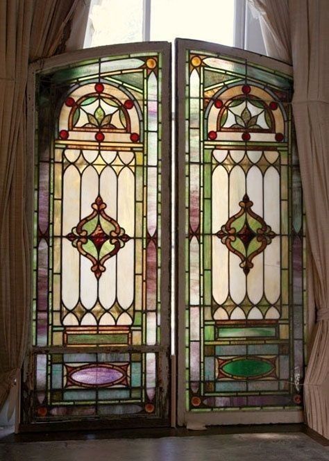 Stained Glass Doors, Stained Glass Door, Antique Stain, زجاج ملون, Glass Beach, Tiffany Glass, Art Stained, Stained Glass Designs, Stained Glass Panels