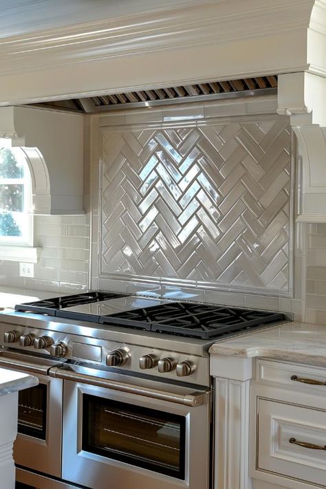 22 Herringbone Subway Tile Backsplash Ideas: Must-Try Designs! Beautiful Backsplash Ideas, Tiles For Kitchen Wall Backsplash Ideas, Kitchen Subway Tile Backsplash Ideas, Herringbone Backsplash Subway Tile, Herringbone Tile Kitchen, Subway Tile Backsplash Ideas, Subway Tile Ideas, Herringbone Marble Backsplash, Herringbone Subway Tile Backsplash