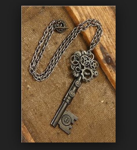 Steampunk key Steampunk Key Tattoo, Steampunk Key Necklace, Steampunk Costumes, Steampunk Key, Victorian Accessories, Key Tattoos, Key Tattoo, Steampunk Victorian, Old Key