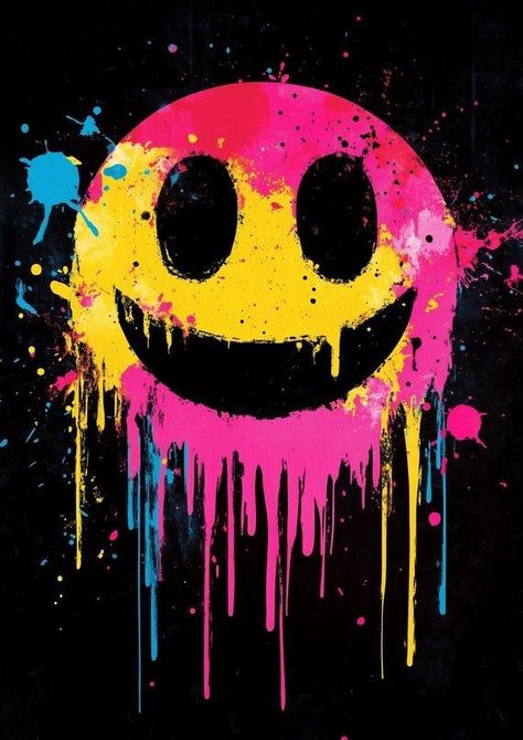 Colorful Dripping Smiley Canvas Print Wall Art Inspired by Contemporary Street Art for Vibrant Home Decor by CustomCanvasCurators 🎨 Embrace the vibrant energy of urban art with our captivating smiley face canvas print! 🌟 Perfect for infusing your space with positivity and playful vibes, this piece is guaranteed to make a statement in any room. Let's turn your walls into a canvas of happiness! ✨ #UrbanArt #SmileyFace #PositiveVibes https://www.etsy.com/listing/1801324621/colorful-dripping-sm... Guitar Wallpaper Iphone, Guitar Wallpaper, Textured Backdrop, Face Artwork, Vibrant Home, Paintings Art, Street Artists, Food Recipe, Smiley Face