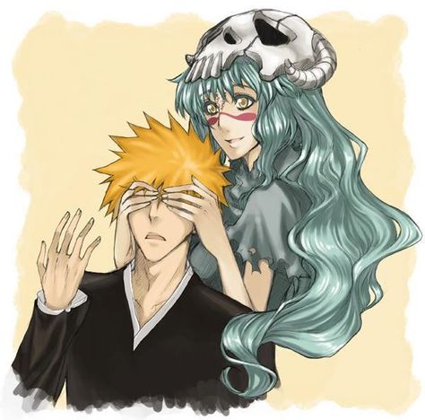 Ichigo Kurosaki,Nelliel Tu Odelschwanck - Bleach Ichigo X Nel, Nelliel X Ichigo, Ichigo And Nel, Capricorn Queen, Nelliel Tu Odelschwanck, Ichigo Bankai, Ichigo Y Rukia, Kurosaki Ichigo, Ichigo Kurosaki