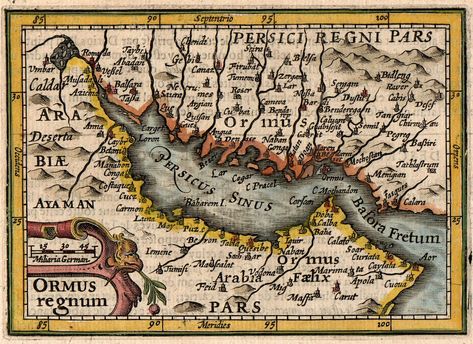 Early World Maps, Altar Art, Latin Text, Persian Gulf, France Map, Old Maps, World View, Antique Maps, Antique Map