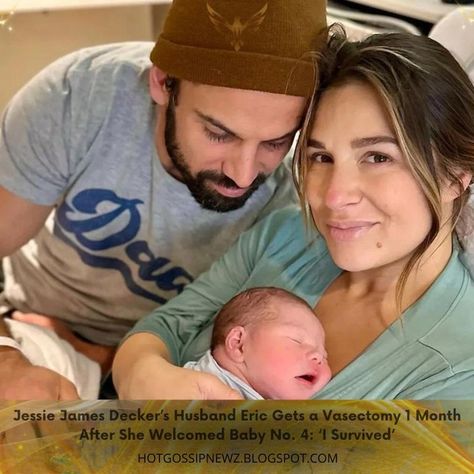 Jessie James Decker’s Husband Eric Gets a Vasectomy 1 Month After She Welcomed Baby No. 4: ‘I Survived’ Jessie James Decker and her husband Eric Decker have seemingly completed their family! “I survived,” the former NFL athlete, 37, captioned an Instagram carousel on Monday. https://hotgossipnewz.blogspot.com/2024/03/jessie-james-deckers-husband-eric-gets.html Jase Robertson, Jesse James Decker, Eric Decker, Pregnant Sisters, Eric Thomas, Child Boy, James Decker, Jessie James Decker, Jessie James