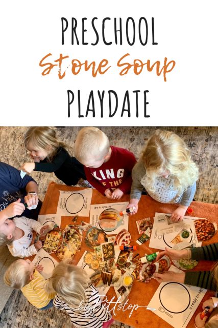 The Stone Soup Book makes a great fall preschool playdate theme. Hosting a Stone Soup Party is a great way to teach children about hospitality, friendship, sharing, and food insecurity. Stone Soup Recipe For Classroom, Stone Soup Activities Preschool, Cooking Theme Preschool, Stone Soup Activities, Stone Soup Recipe, Montessori Cooking, Stone Soup Book, Kids Chicken Nuggets, Story Baskets