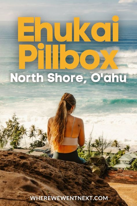 Ehukai Pillbox Hike: Best Trail on Oahu's North Shore Ehukai Pillbox Hike, Lanikai Pillbox Hike, Hawaii Hikes, Waimea Bay, Lanikai Beach, North Shore Oahu, Hiking Essentials, Calm Water, Oahu Hawaii