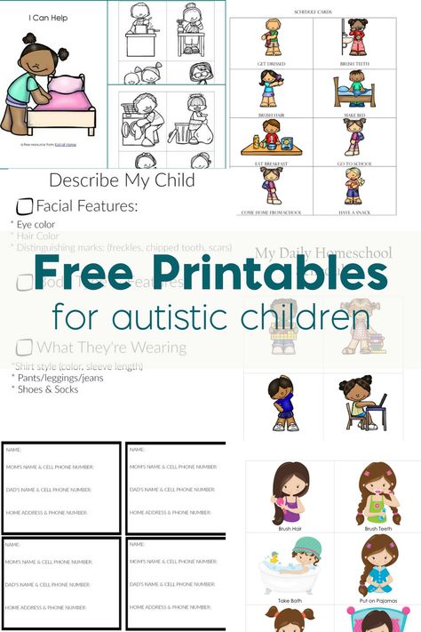 Are you in need of free printables for autistic children? Be sure to check out my free resources! Planning School, Verbal Behavior, Free Homeschool Printables, Visual Supports, Kids Worksheets Printables, Free Homeschool, Free Printable Worksheets, Therapy Activities, Kindergarten Worksheets