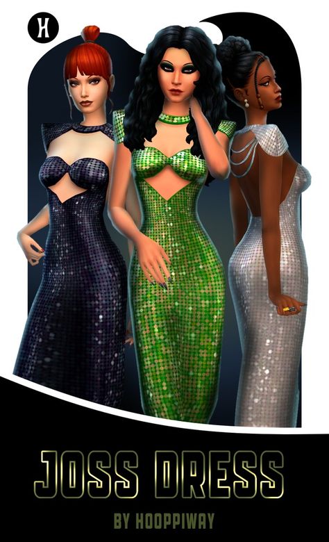 Joss Dress | Patreon Sims 4 Rimings Dress, Sims 4 Cc Long Dress Formal, Dresses Sims 4 Cc Patreon, Sims 4 Halter Dress, Sims4 Celebrity Cc, Ts4 Formal Cc, Sims 4 Cc Dress Patreon, Sims 4 Mini Dress, Sims 4 Prom Dress