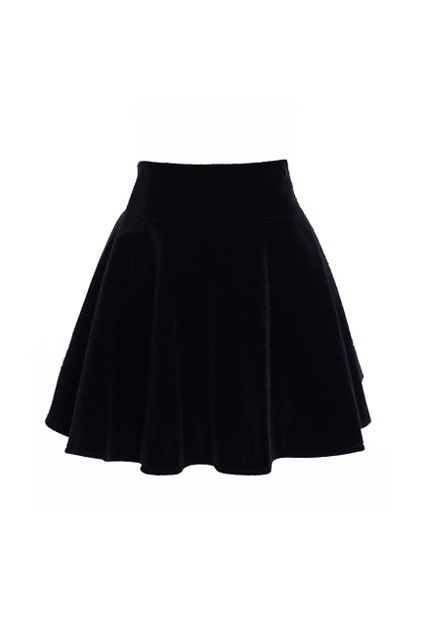 Cute Black Skirts, Black Velvet Skirt Outfit, Velvet Black Skirt, Velvet Skirts, Dr Mundo, Cute Black Skirt, Mode Indie, Black Skirts, Black Velvet Skirt