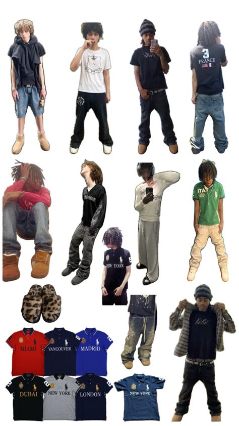 cheif keef polos rick owens double cargo pants ugh boots chrome hearts baggy jeans jorts leopard print slippers baggy sweatpants chrome hearts sweatpants Cheif Keef Fits, Ugh Boots, Fit Pics, Baggy Sweatpants, Fit Ideas, Chrome Hearts, Baggy Jeans, Rick Owens, Cargo Pants