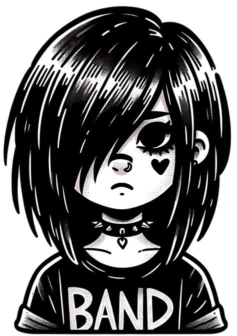 EMO Girl – Hand Drawn – scg12 EMO Girl - Hand Drawn - Dive into the emotional depths with our EMO Girl illustration, meticulously hand-drawn to capture the raw intensity and vulnerability of the subculture. Let your feelings flow freely as you connect with the expressive style of this captivating artwork. https://www.redbubble.com/shop/ap/158992989?asc=u #albums #music #vinyl #records #album #vinylcollection #recordcollection Emo Cartoons, Scene Emo Art, Raw Emotion, Music Vinyl, Emo Girl, Emo Art, Girl Hand, Girl Illustration, Scene Art