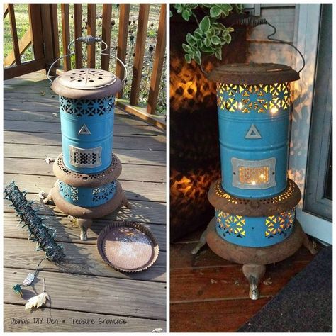 Alter Herd, Old Washing Machine, Kerosene Heater, Oil Heater, Old Stove, Chicken Decor, Repurposed Items, Repurposed Vintage, Trash To Treasure