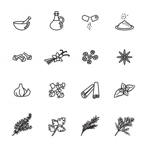 Infographic Templates, Icon Set, Condiments