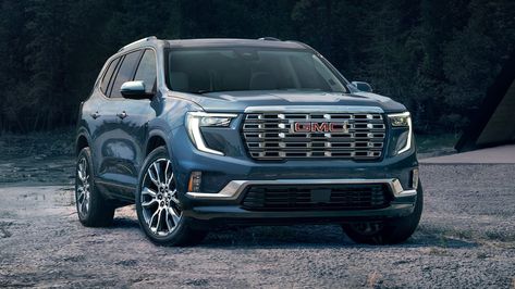 The 2024 GMC Acadia Looks the Part, But Does it Drive Like a Premium 7-Seat Midsize SUV Should? Acadia Denali, 3rd Row Suv, Eight Passengers, 8 Passengers, Sport Truck, Duramax Diesel, Backyard Storage, Gmc Acadia, Mid Size Suv