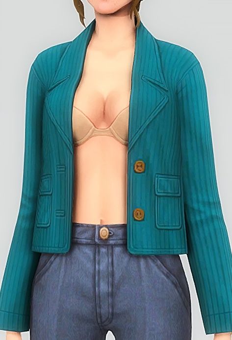 Sims 4 Jacket Accessory, Sims 4 Cc Jacket, Sims 4 Jacket, Jacket Accessories, High School Years, Sims 4 Cas, Sims 4 Clothing, Sims 4 Cc, Accessories Jacket