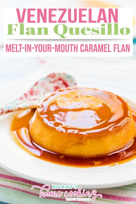 Authentic Mexican Flan Recipe, Quesillo Recipe, Flan Without Eggs, How To Make Flan, Different Flan Flavors, Egg Free Dessert Recipes, Flan Condensed Milk Evaporated Milk, Filipino Leche Flan, Flan Recipe Easy