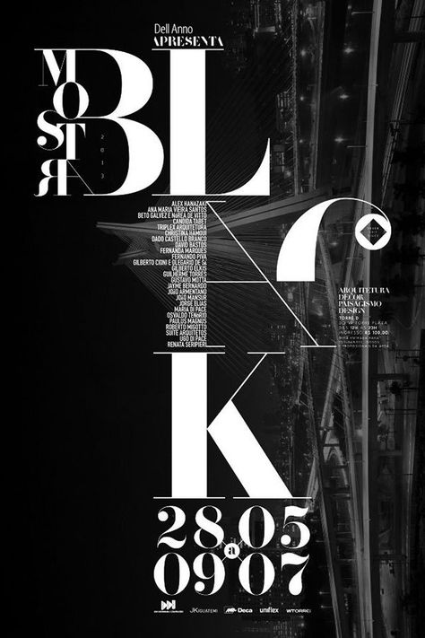 typographic poster bshk 2014 24 30 Stunning Typographic Posters Poster Tipografi, Typographie Logo, Typographic Posters, Typographie Inspiration, Typo Poster, Schrift Design, Graphisches Design, 타이포그래피 포스터 디자인, Plakat Design