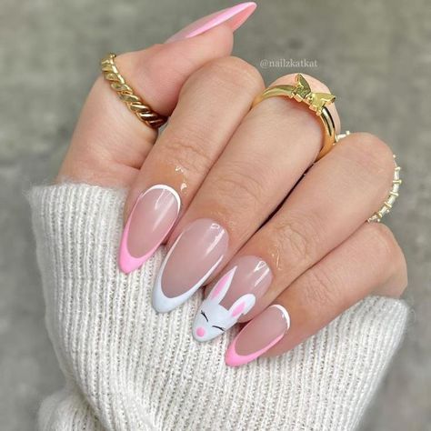 Easter Nails Design Spring, Easter Nails Easy, Easter Nail, Bunny Nails, Easter Nail Designs, Easter Nail Art, Nail Art Gel, Cute Spring Nails, Spring Nail Art