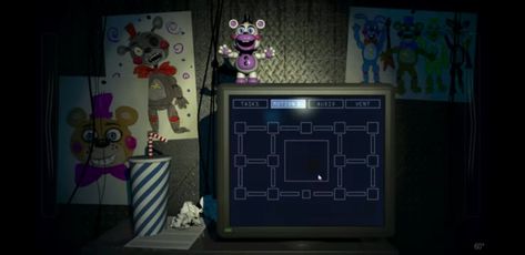 A Fnaf Office, Connection Terminated, Fnaf 5, Scott Cawthon, Five Night, Five Nights At Freddy's, Laptop, Toys, Quick Saves