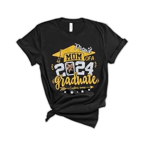 Personalized Mom Senior 2024 Proud Mom of a Class of 2024 Graduate Mother T-Shirt 2024 Graduate, Class Of 2024, Proud Mom, A Class, Handmade Products, Free Delivery, Sweatshirts Hoodie, Sweatshirts, T Shirt