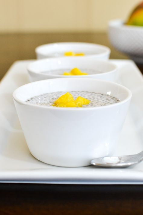 Cardamom Chia Seed Pudding with Mango - The Foodie and The Fix Healthy Chia Seed Pudding, Make Ahead Desserts, The Fix, Chia Seed Pudding, Eat To Live, Chia Pudding, 21 Day Fix, Sweets Desserts, Chia Seeds