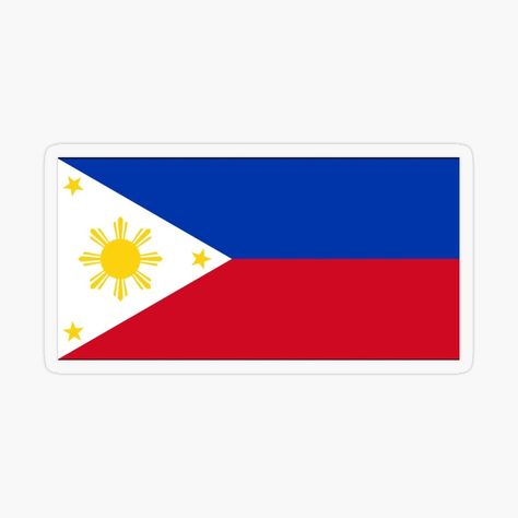 The Philippines Flag. Republic of the Philippines. Filipino Flag Gifts. Pilipinas by GraceTee | Redbubble Filipino Stickers Printable, Suga Sketch, Batman Party Decorations, Sound Activities, Filipino Flag, Philippine History, Letter Writing Practice, Letter Sound Activities, Philippines Flag